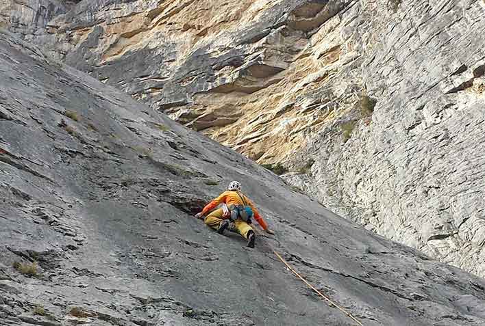 Rock Climbing with a Mountain Guide