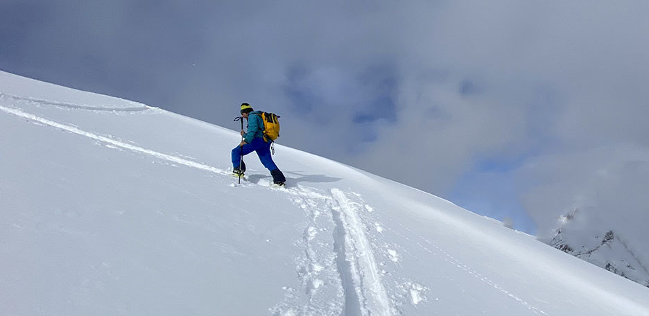 Ski Touring in Aosta Valley to Testa Bernarda
