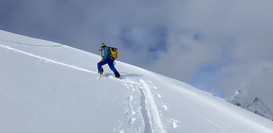 Sci Alpinismo alla Testa Bernarda