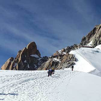 Traversata Vallée Blanche nel Ghiacciaio del Monte Bianco