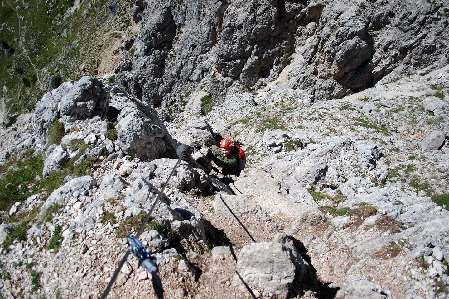 Ferrata degli Alpini al Col dei Bos Ferrata degli Alpini al Col dei Bos