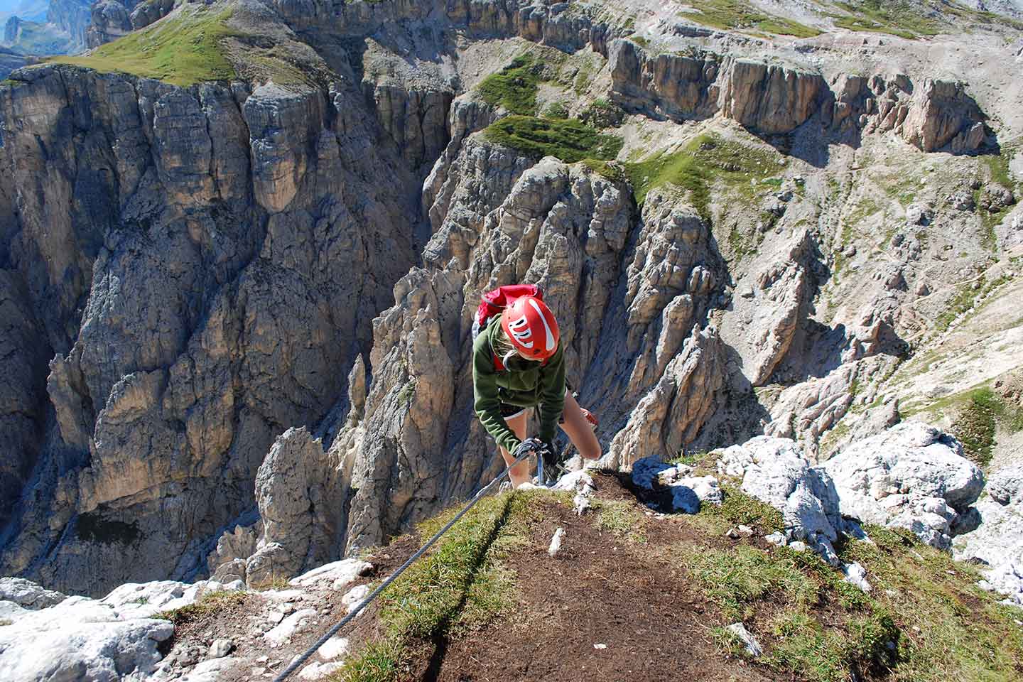 Ferrata degli Alpini al Col dei Bos Ferrata degli Alpini al Col dei Bos