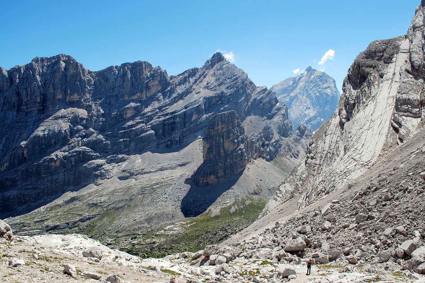 Dolomite High Route no. 4 - Torre dei Sabbioni and Mount Antelao