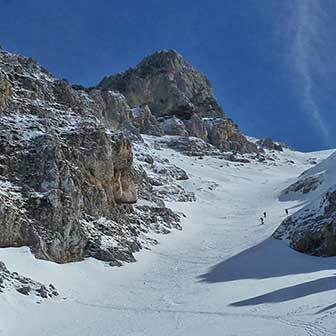 Sci Alpinismo al Monte Amaro per la Rava del Ferro