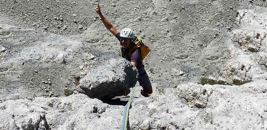 Hartman-Krauss Climbing Route to Campanile Alto