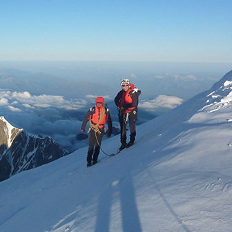 Climb to Mount Blanc, Normal Route, 