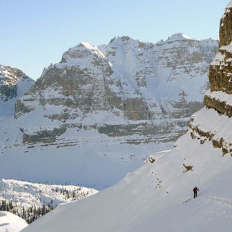 Sci Alpinismo alla Bocchetta dei Tre Sassi lungo la Val Gelada
