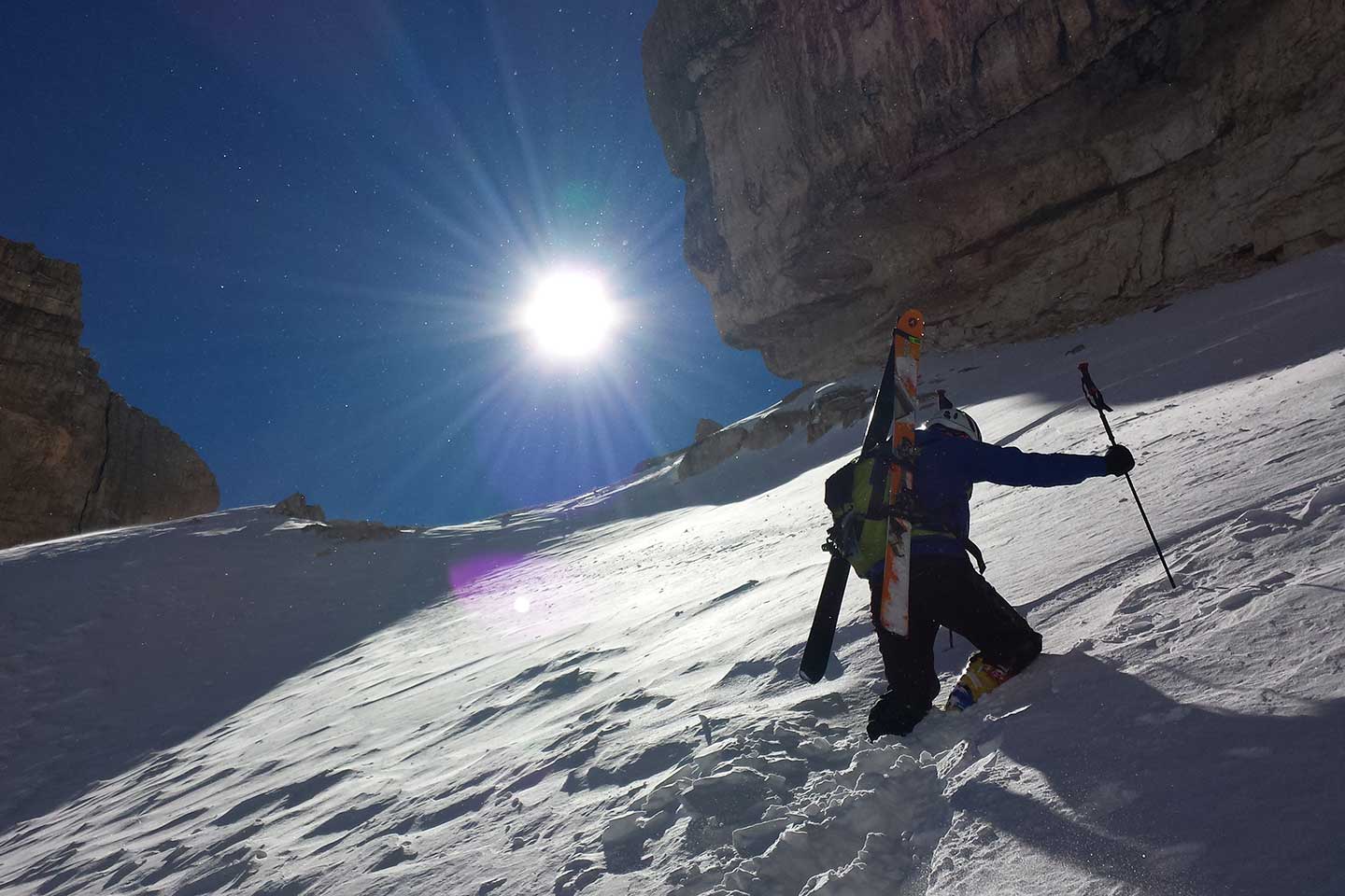 Sci Fuoripista al Bus de Tofana alle Tofane Sci Fuoripista al Bus de Tofana alle Tofane