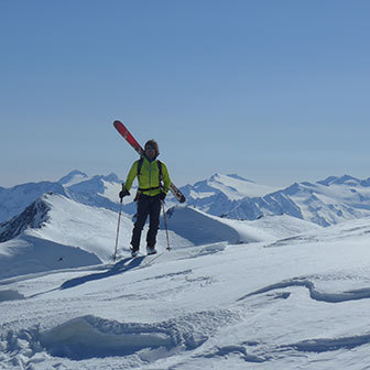 Ski Mountaineering to Mount Cevedale from Valle di Solda