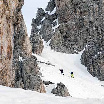 Sci Alpinismo al Passo Cir e Passo Crespeina