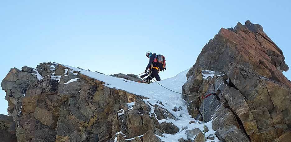 Soldier’s Ridge Climbing Route on Giordani Peak