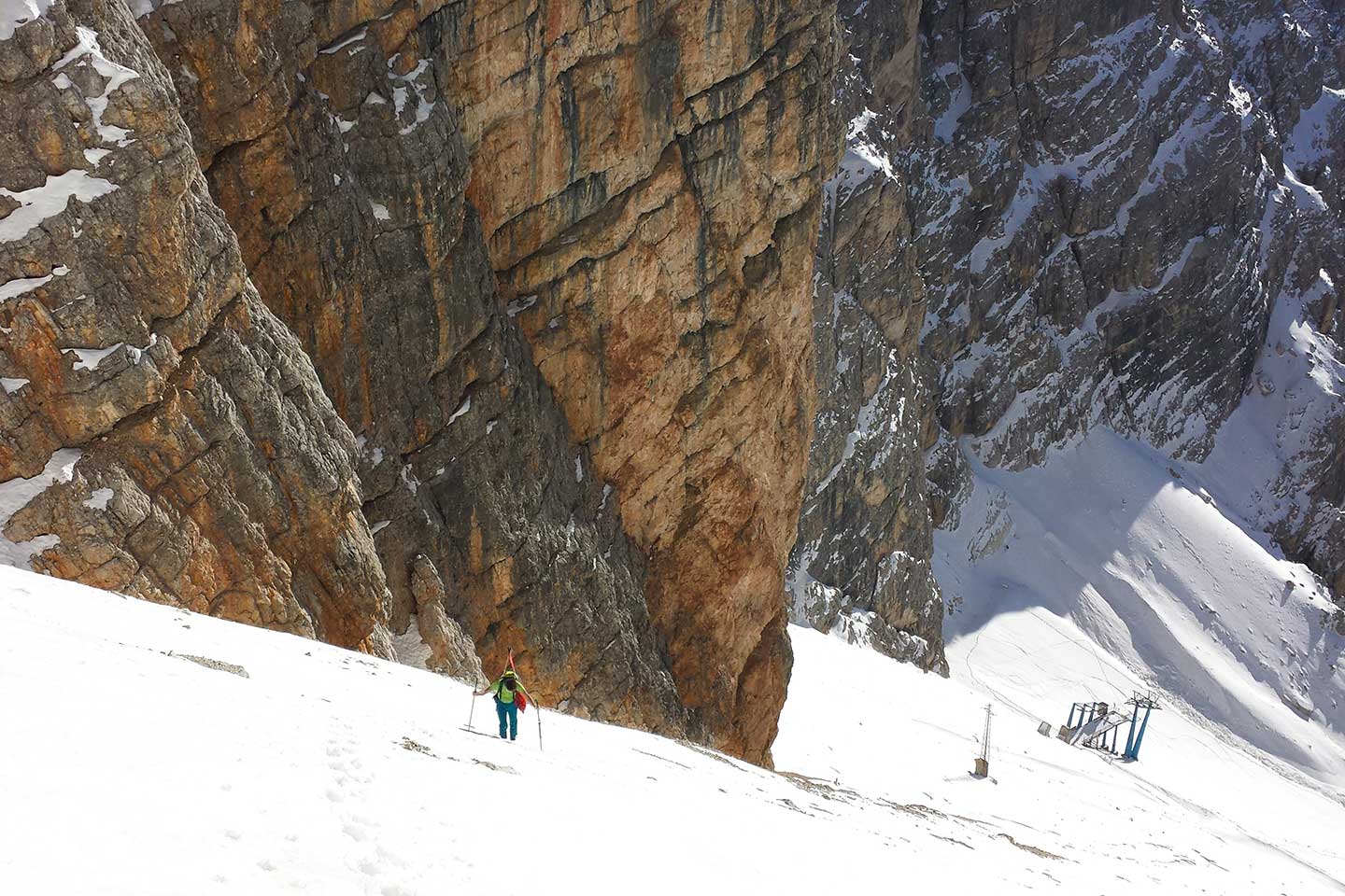 Ski Mountaineering to Cristallino d'Ampezzo