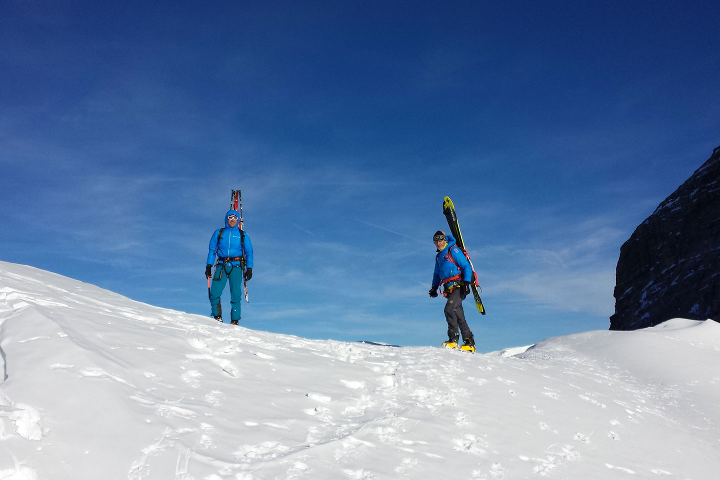 Ski Mountaineering in Mount Cristallo
