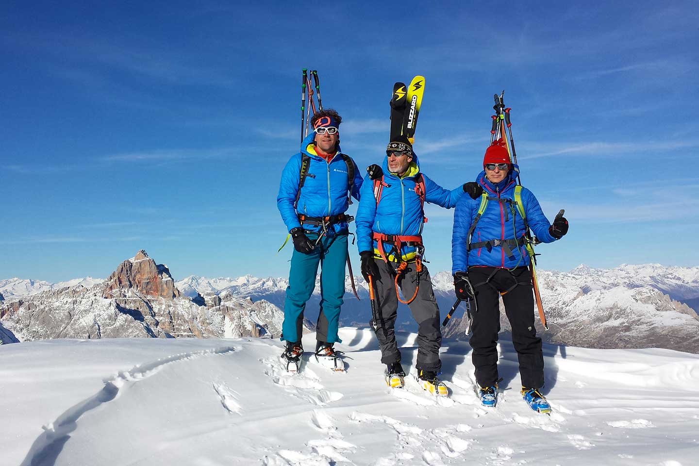 Sci Alpinismo al Monte Cristallo