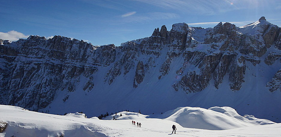 Ski Mountaineering to Cima Dodici in the Puez-Odle