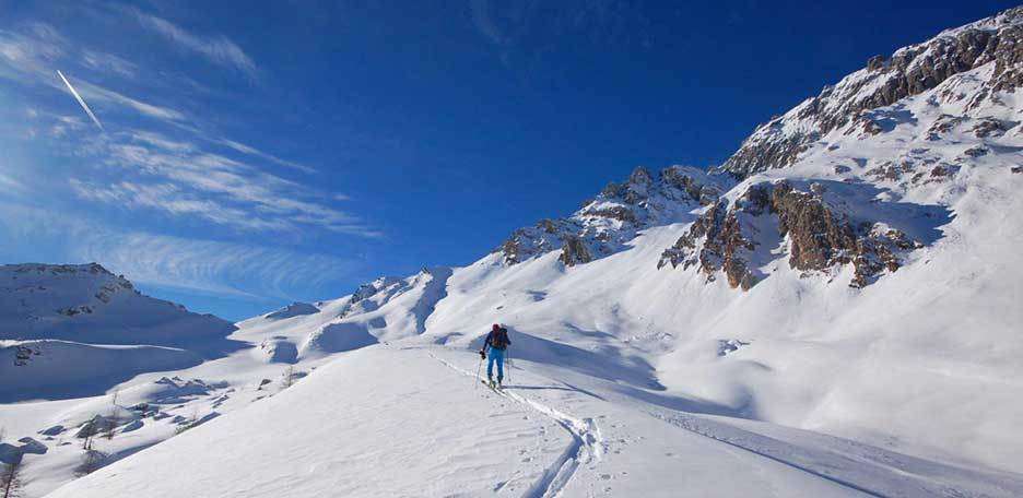 Ski Mountaineering to Forca Rossa, Marmolada Range