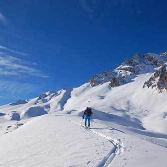Sci Alpinismo al Col Bechèr nel Gruppo della Marmolada