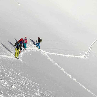 Ski Mountaineering to Mount Forcellina