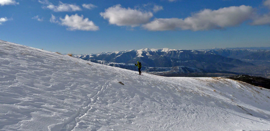 Ski Mountaineering to Forchetta Majella from Fonte di Nunzio