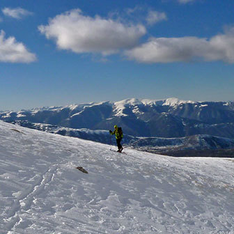 Ski Mountaineering to Forchetta Majella from Fonte di Nunzio