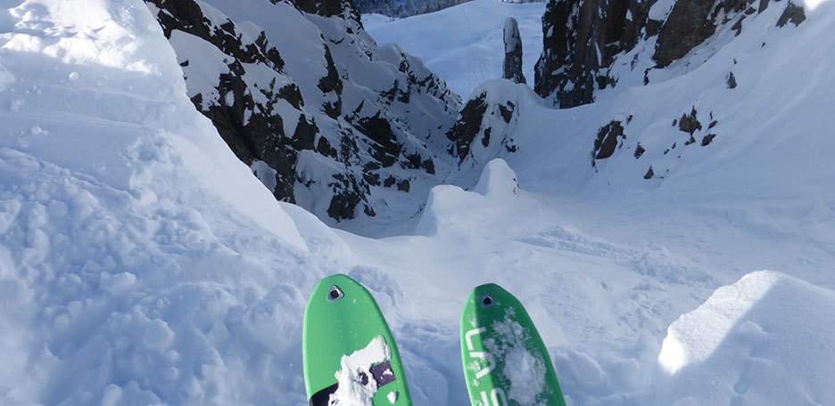 Sci Fuoripista al Col Margherita al Passo San Pellegrino Sci Fuoripista al Col Margherita al Passo San Pellegrino