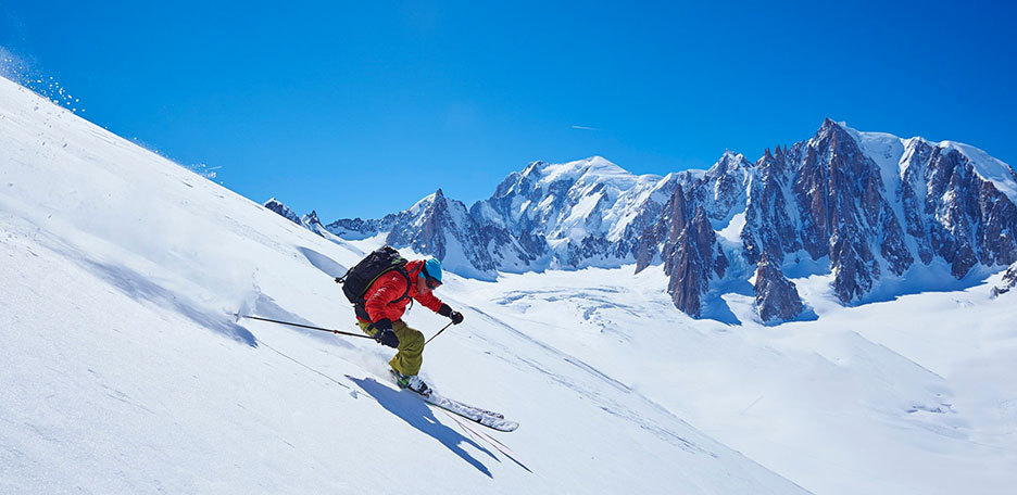 Brenva Glacier Off-piste Skiing