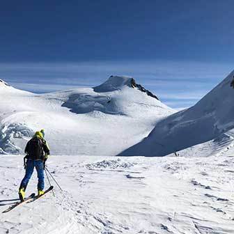 Ski Mountaineering to Vincent Pyramid