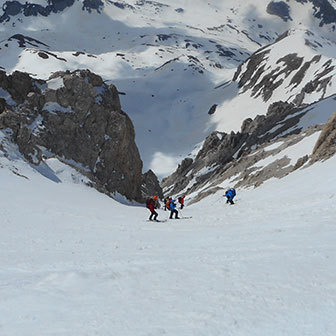 Ski Mountaineering to Monte Intermesoli from Prati di Tivo