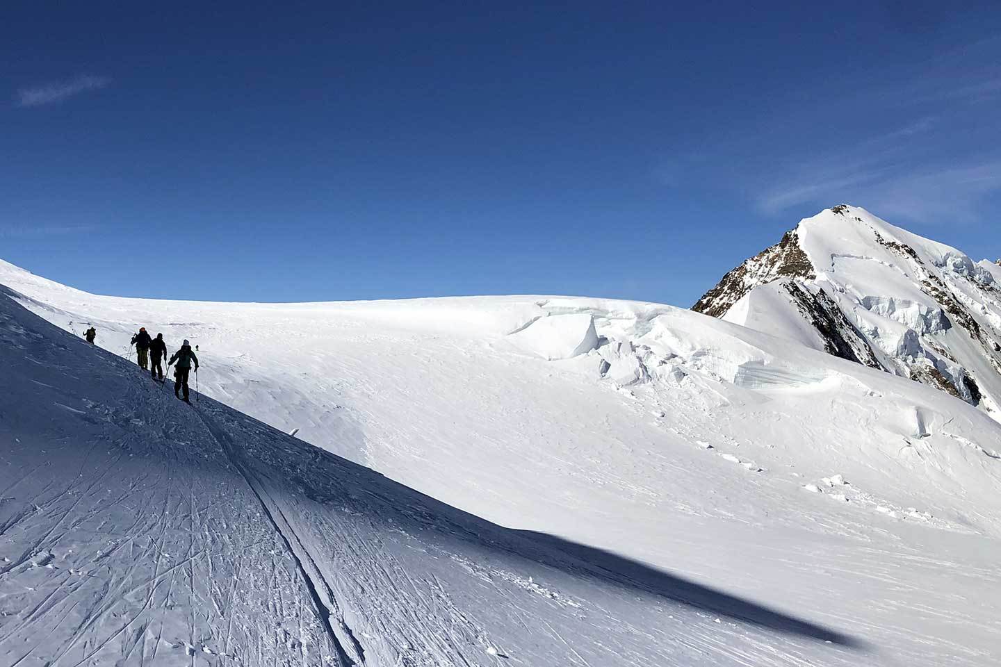 Ski Mountaineering to Capanna Margherita Hut, Punta Gnifetti