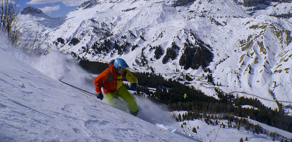 Off-piste Skiing in Marmolada Glacier