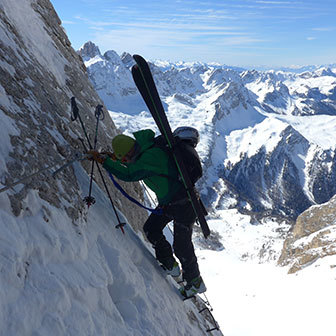 Ski Mountaineering to Forcella Marmolada