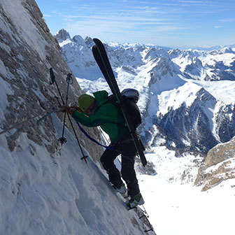Ski Mountaineering to Forcella Marmolada