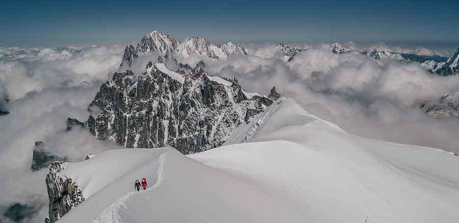 Alpinismo al Mont Maudit, Cresta Kuffner