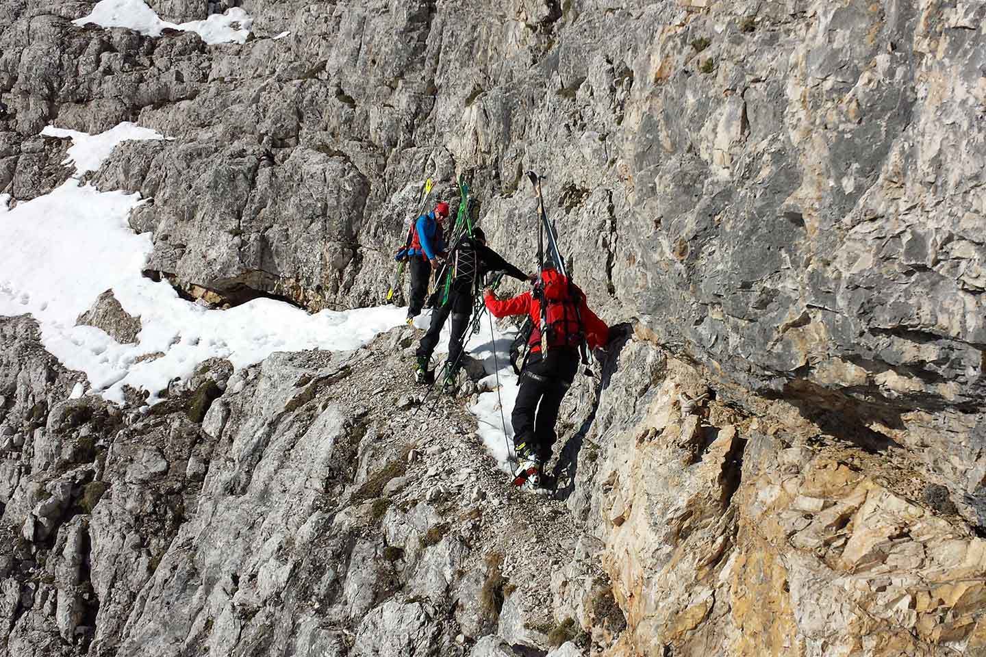 Sci Alpinismo alla Cima del Monte Pelmo Sci Alpinismo alla Cima del Monte Pelmo