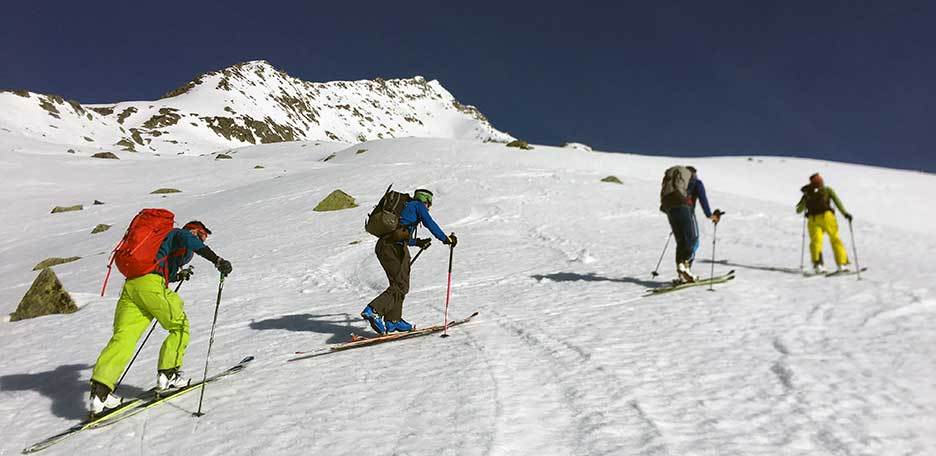 Sci Alpinismo al Pizzo Rosso Piccolo in Valle Aurina & Tures