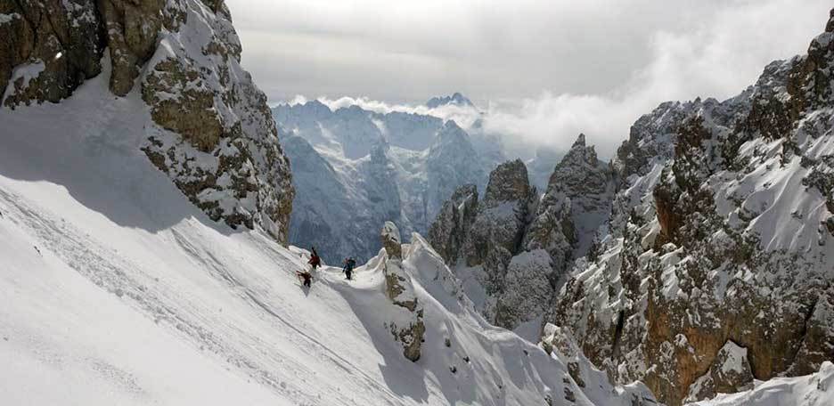 Sci Alpinismo al Monte Popera dalla Val Fiscalina