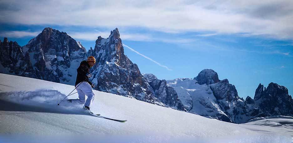 Ski Mountaineering Val Pradidali in the Pale di San Martino