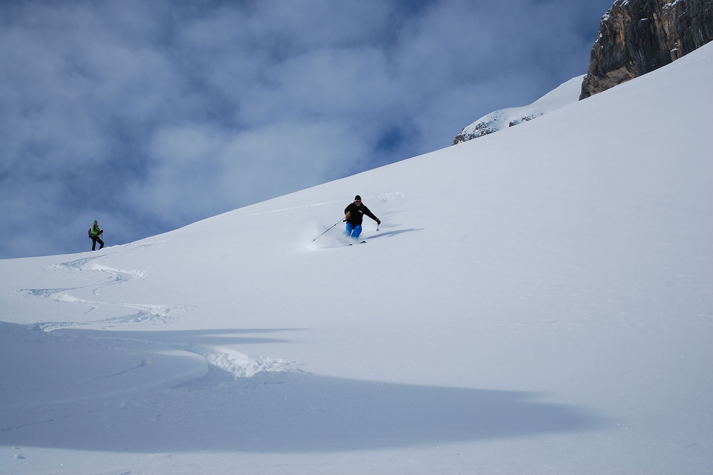 Sci Fuoripista al Vallon de Raola alle Tofane Sci Fuoripista al Vallon de Raola alle Tofane