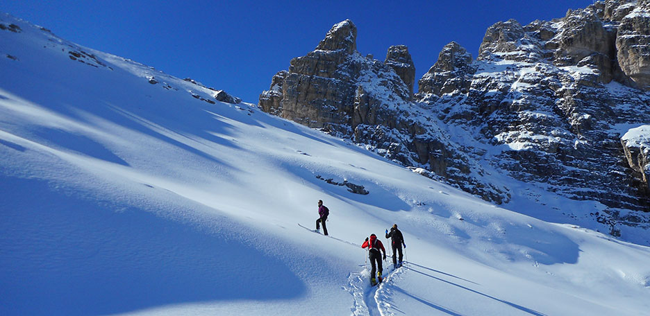 Ski Mountaineering to the Rocchetta di Prendera