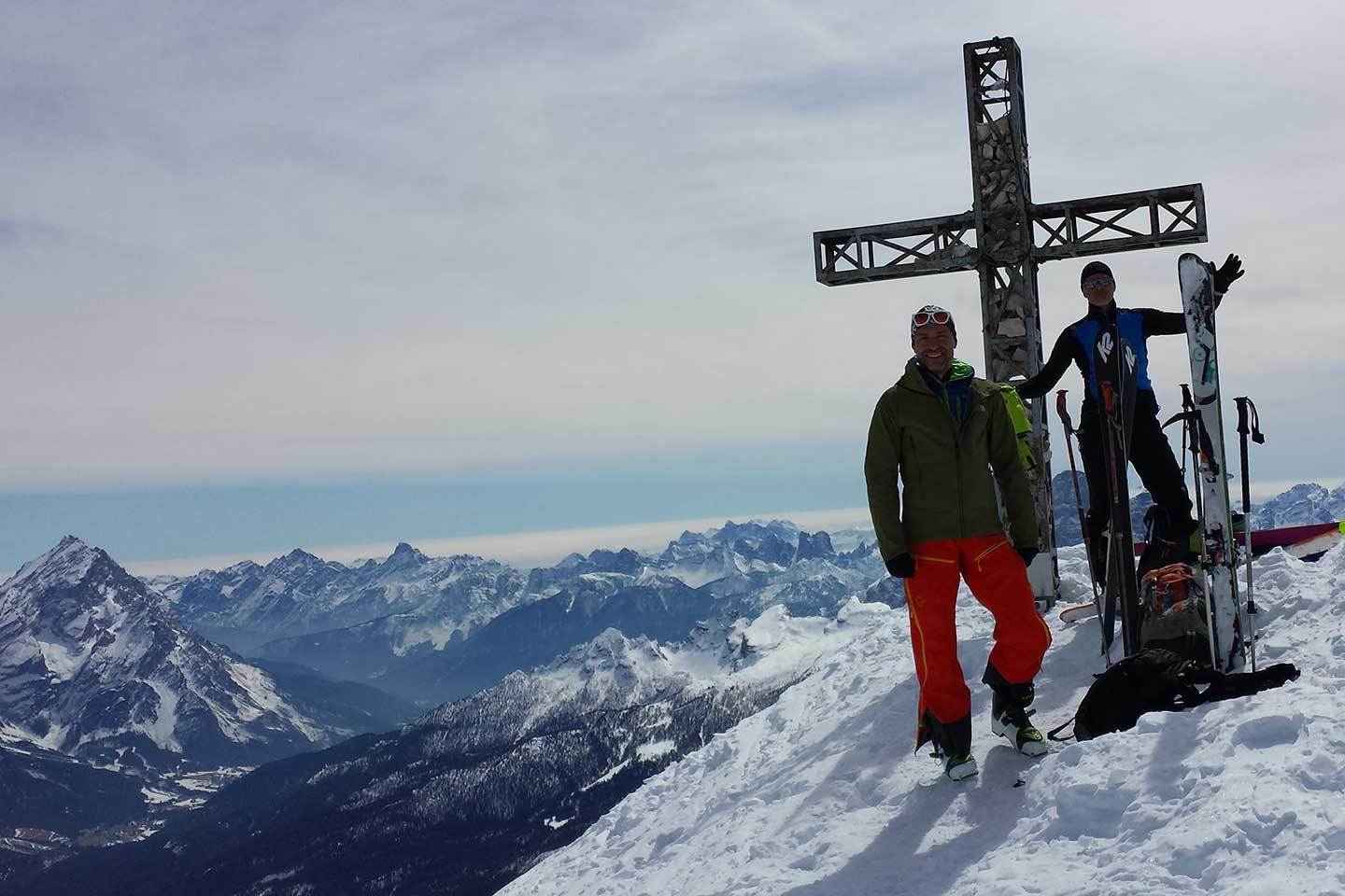 Ski Mountaineering to Tofana di Rozes and Bus de Tofana
