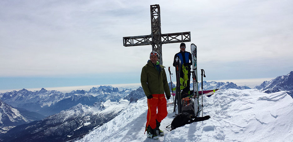Ski Mountaineering to Tofana di Rozes and Bus de Tofana