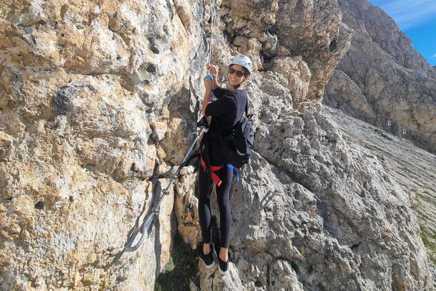 Sassolungo Via Ferrata, Furcela de Saslonch