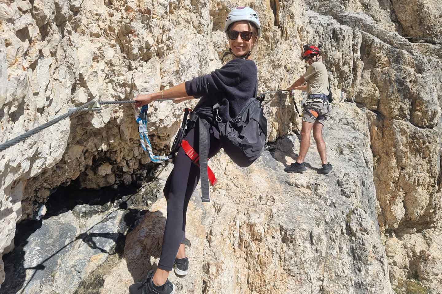 Sassolungo Via Ferrata, Furcela de Saslonch