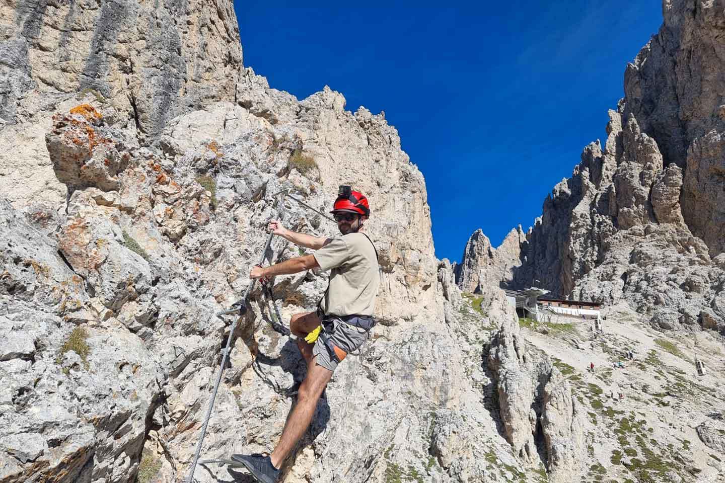 Sassolungo Via Ferrata, Furcela de Saslonch