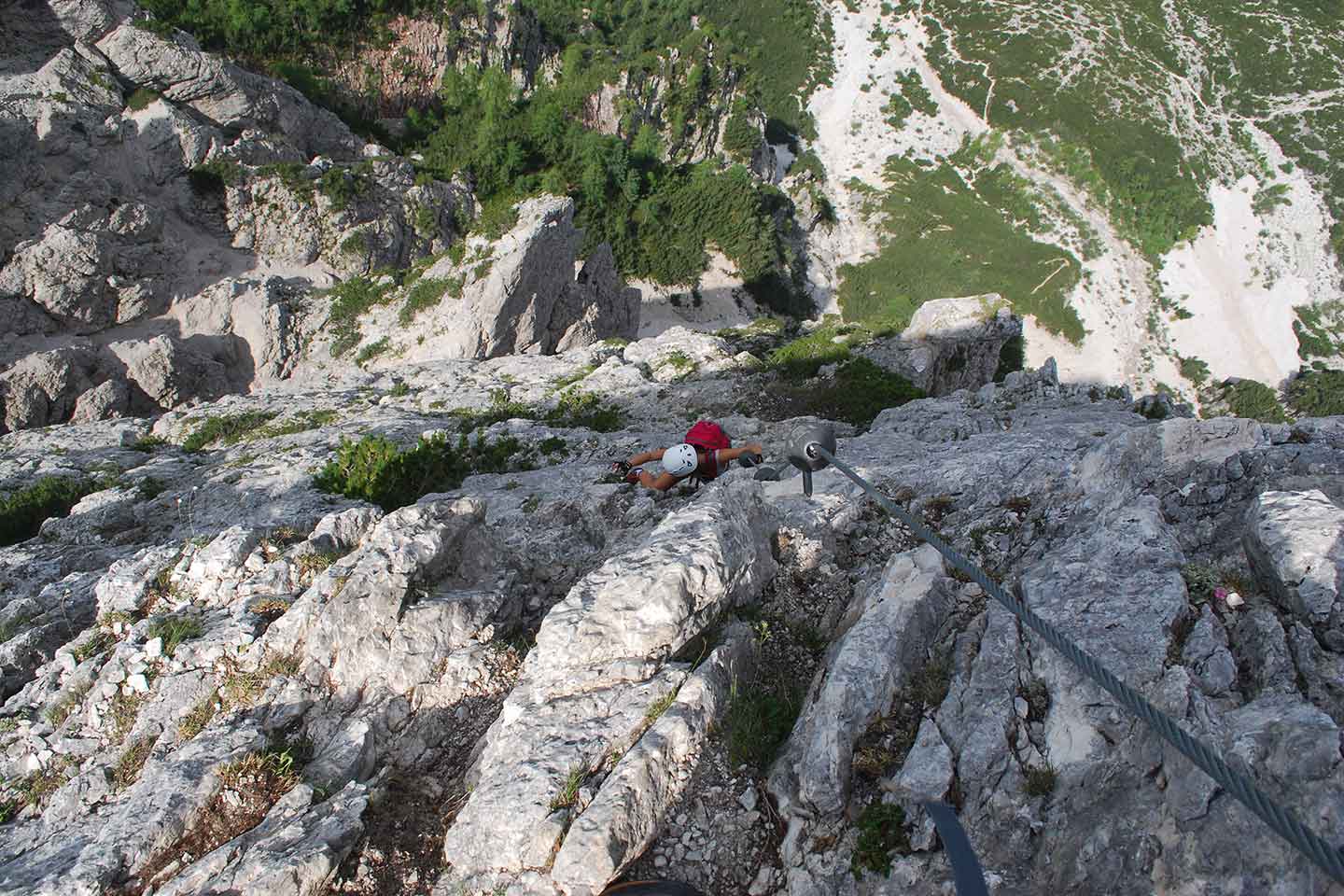 Via Ferrata Sci Club 18 to Faloria Mountain