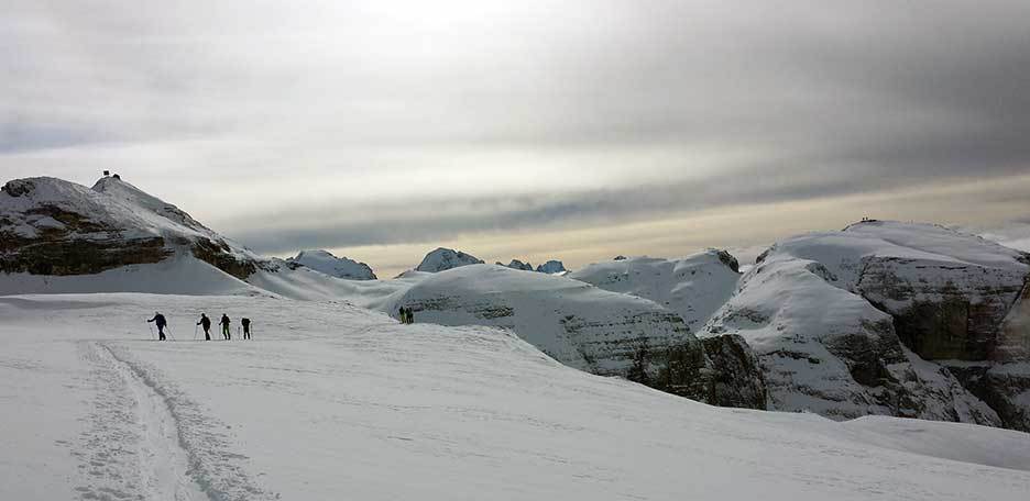 Daily Ski Touring Excursions in Val Gardena