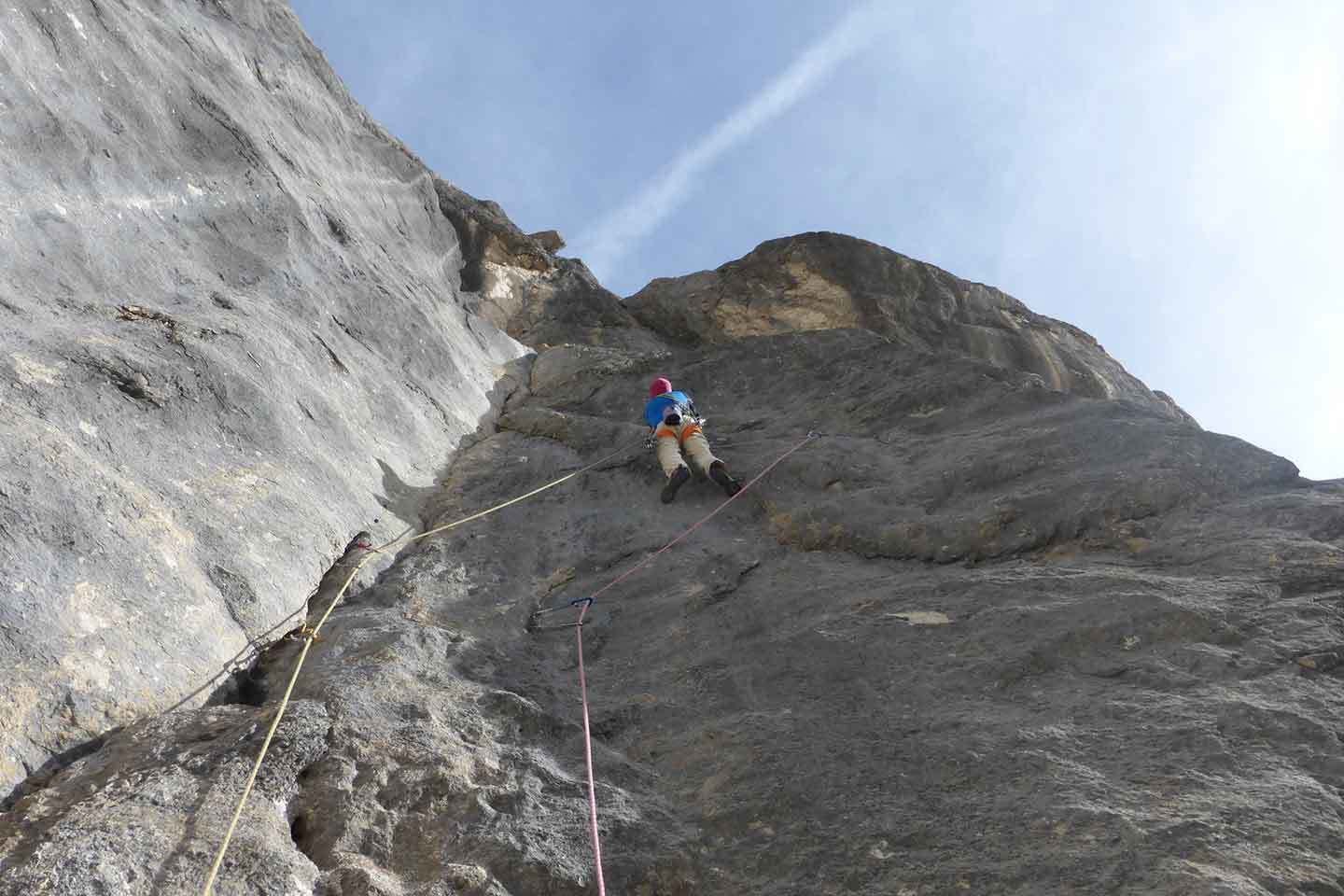 Via Tempi Moderni, Arrampicata in Marmolada - Bruno Pederiva Guida Alpina
