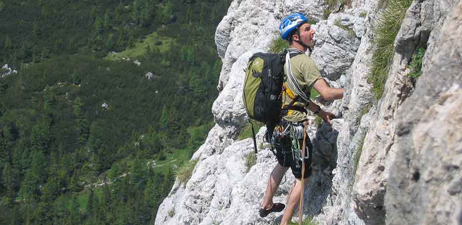 Tissi Climbing Route to Torre Venezia in Civetta