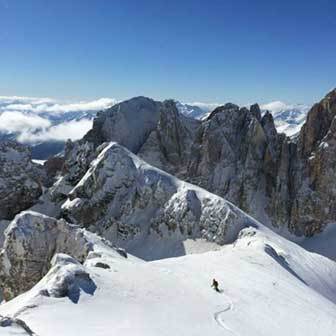 Traversata Sci Alpinistica delle Pale di San Martino
