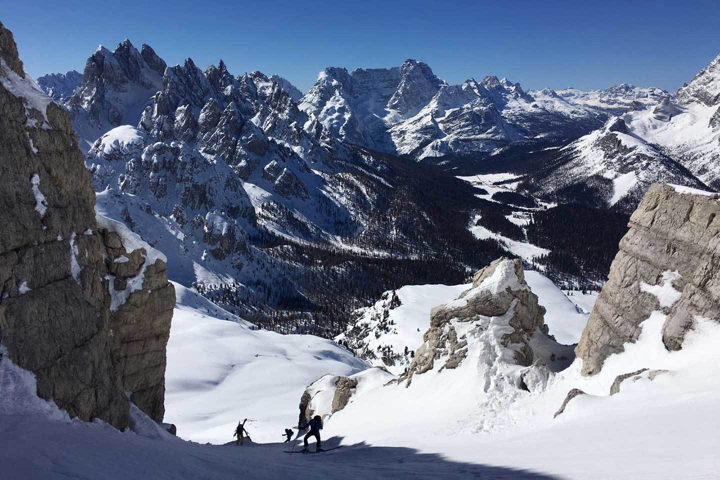 Complete Ski Mountaineering Tour of the Tre Cime di Lavaredo